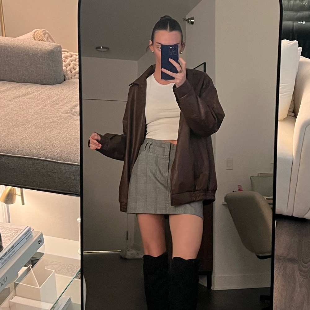 PLAID ZARA MINI SKIRT SIZE XS ONLY WORN ONCE